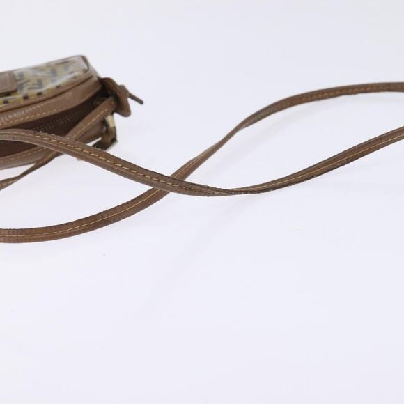 FENDI Zucchino Canvas Shoulder Bag Beige - Picture 7 of 11